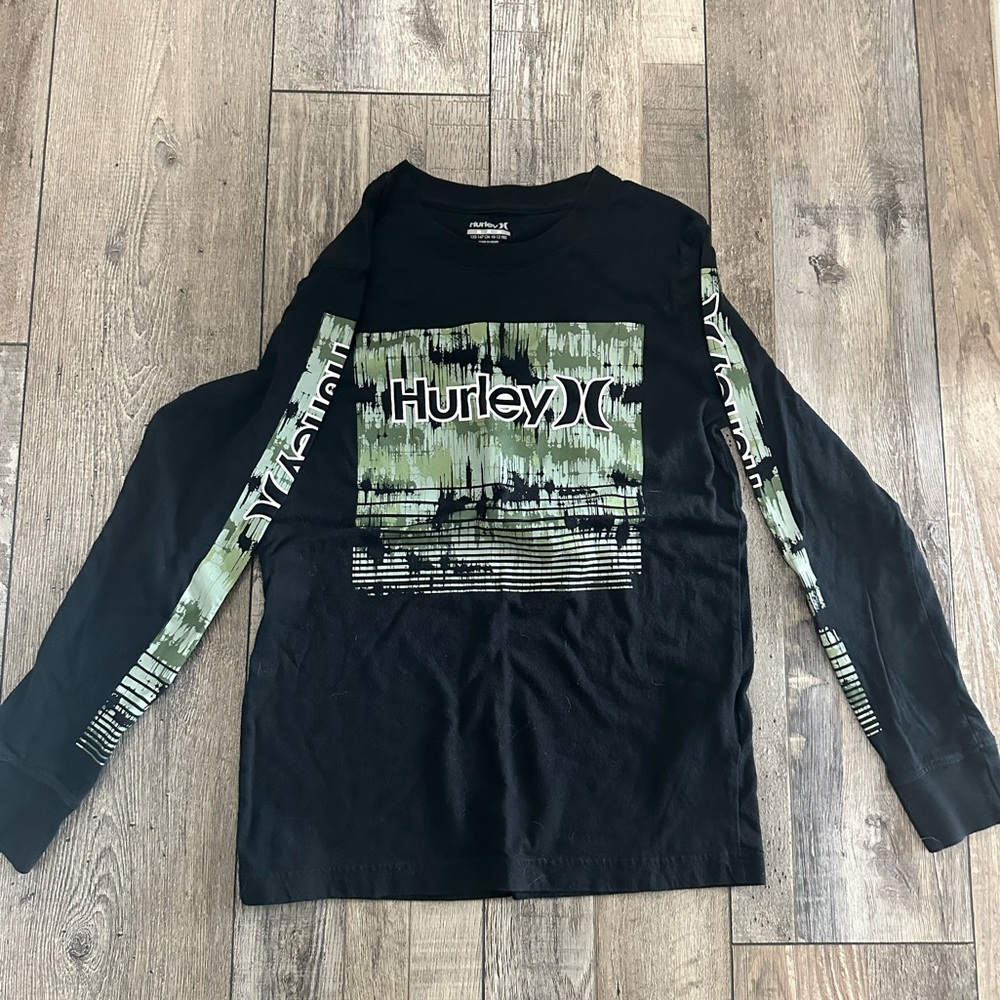 Hurley Black Crew Neck Shirt